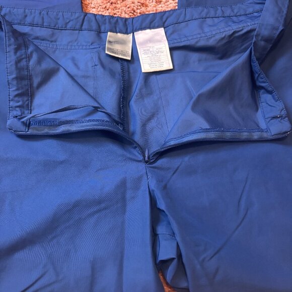 Nike Women’s Blue Scrub Pants Size Small S - Zip Up Front w/ Pockets - Picture 3 of 5